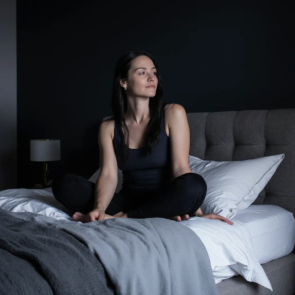 2-minute sleep reset — physiological sigh technique