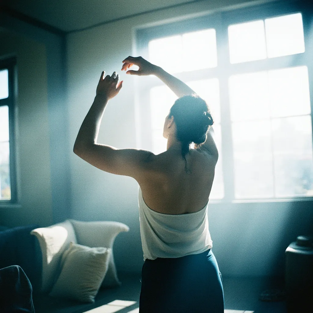 Somatic shaking and tremoring — stress release before sleep